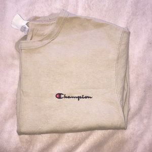 TAN/ BROWN CHAMPION T-SHIRT!